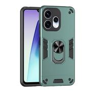 YRDUKJFDJ For OPPO Reno 15C/Reno 15 5G 158mm Phone Case with Kickstand & Shockproof Military Grade Drop Proof Protection Rugged Protective Cover PC Matte Textured Sturdy Bumper Cases(Dark Green)