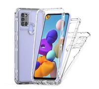 YRDUKJFDJ For Samsung Galaxy A21s Crystal Clear Case,Shockproof Protective Phone Case,Anti-Scratch Protective Transparent Slim Cover for Samsung Galaxy A21s