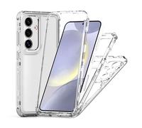 YRDUKJFDJ For Samsung Galaxy S24 Crystal Clear Case,Shockproof Protective Phone Case,Anti-Scratch Protective Transparent Slim Cover for Samsung Galaxy S24