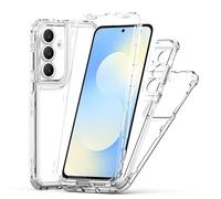 YRDUKJFDJ For Samsung Galaxy S25 FE Crystal Clear Case,Shockproof Protective Phone Case,Anti-Scratch Protective Transparent Slim Cover