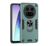 YRDUKJFDJ For Vivo X300 Ultra Phone Case with Kickstand & Shockproof Military Grade Drop Proof Protection Rugged Protective Cover PC Matte Textured Sturdy Bumper Case(Dark Green)