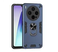 YRDUKJFDJ For Vivo X300S Phone Case with Kickstand & Shockproof Military Grade Drop Proof Protection Rugged Protective Cover PC Matte Textured Sturdy Bumper Cases(BLU)