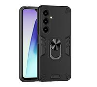 YRDUKJFDJ For ZTE Blade V80 MAX Phone Case with Kickstand & Shockproof Military Grade Drop Proof Protection Rugged Protective Cover PC Matte Textured Sturdy Bumper Cases(Svart)