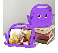 YRDUKJFDJ Funda For Lenovo Tab M10 Plus de 10,6" (3.ª generación, 2022, TB-125FU/TB-128F), Ligera y Resistente a los Golpes, con Esquinas Antideslizantes y Correa For el Hombro.(Purper)