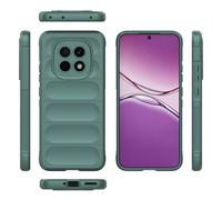 YRDUKJFDJ Soporte para teléfono con Funda Plegable For OPPO A5 5G Case Silicone Slim Cover Full Body Protection Shock Resistant Scratch Resistant Soft Inner Fiber Flocking Phone Cases(Ye?il)