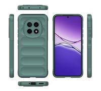 YRDUKJFDJ Soporte para teléfono con Funda Plegable For OPPO A5 Pro 5G Case Silicone Slim Cover Full Body Protection Shock Resistant Scratch Resistant Soft Inner Fiber Flocking Phone Cases(Ye?il)