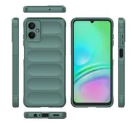 YRDUKJFDJ Soporte para teléfono con Funda Plegable For Samsung Galaxy A06 5G Phone Case Silicone Slim Full Body Protection Shock Resistant Scratch Resistant Soft Inner Fiber Flocking Cases(Ye?il)