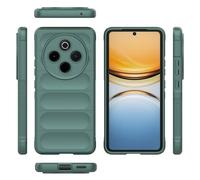 YRDUKJFDJ Soporte para teléfono con Funda Plegable For Vivo Y300 Pro 5G Phone Case Silicone Slim Cover Full Body Protection Shock Resistant Scratch Resistant Soft Inner Fiber Flocking Cases(Ye?il)