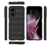 YRDUKJFDJ Soporte para teléfono con Funda Plegable For Xiaomi Redmi A5 4G Phone Case Silicone Slim Cover Full Body Protection Shock Resistant Scratch Resistant Soft Inner Fiber Flocking Cases(Svart)