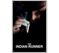 YRENBIYYONZ Cartel de metal con diseño de película The Indian Runner (1991) de 8 x 12 pulgadas, decoración de pared retro vintage