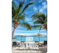 YRENBIYYONZ Cartel de metal con texto en inglés «90 Day Fiancé: Love in Paradise (2021)