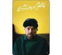 YRENBIYYONZ Cartel de metal con texto en inglés "At Eternity's Gate (2018)" (2018) para decoración de pared retro vintage