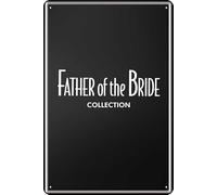 YRENBIYYONZ Cartel de metal con texto en inglés "Father of the Bride (Steve Martin) Collection - Cartel de estaño de 20,3 x 30,5 cm, decoración de pared retro vintage