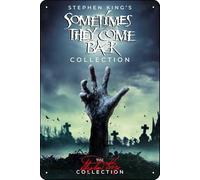 YRENBIYYONZ Cartel de metal con texto en inglés "Sometimes They Come Back" de 20 x 30 cm, decoración de pared retro vintage