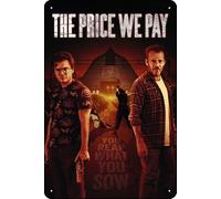 YRENBIYYONZ Cartel de metal con texto en inglés "The Price We Pay (2023) para decoración de pared retro vintage de 8 x 12 pulgadas