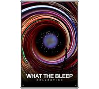 YRENBIYYONZ Cartel de metal con texto en inglés "What the Bleep!", 20,3 x 30,5 cm, decoración de pared retro vintage