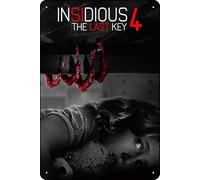 YRENBIYYONZ Insidious: The Last Key (2018) - Placa de metal para decoración de pared, diseño retro vintage de 20 x 30 cm