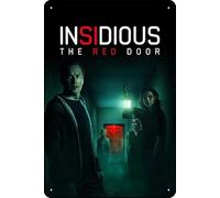 YRENBIYYONZ Insidious: The Red Door (2023) - Placa de metal para decoración de pared, diseño retro vintage de 20 x 30 cm