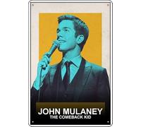 YRENBIYYONZ John Mulaney: The Comeback Kid (2015) - Placa de metal para decoración de pared, 20,3 x 30,5 cm