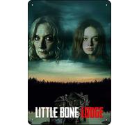 YRENBIYYONZ Little Bone Lodge (2023) - Placa de metal para decoración de pared retro vintage de 8 x 12 pulgadas