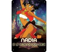 YRENBIYYONZ Nadia: The Secret of Blue Water (1990) - Cartel de metal para decoración de pared, 20,3 x 30,5 cm