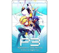 YRENBIYYONZ Persona 3 The Movie: #2 Midsummer Knight Dream (2014) - Cartel de metal para decoración de pared, 20,3 x 30,5 cm