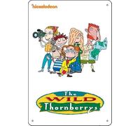 YRENBIYYONZ Placa de metal con diseño de The Wild Thornberrys (1998) para decoración de pared retro vintage de 8 x 12 pulgadas