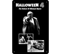 YRENBIYYONZ Placa de metal para decoración de pared de Halloween 4: The Return of Michael Myers (1988)