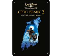 YRENBIYYONZ White Fang 2: Myth of the White Wolf (1994) - Placa de metal para decoración de pared, 20,3 x 30,5 cm