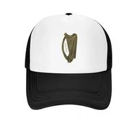 YRGSJK Clásica Gorra de béisbol de Malla The Golden Irish Whiskey Celtic Harp Bobble Divertida para Mujer For The Sun Acampada al Aire Libre Masculina Senderismo