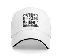 YRGSJK Gorra de béisbol a la Moda Ya te he Dicho Que por Fin me he Retirado Española Jubilación Hombres Mujeres Regalos para Acampar al Aire Libre Senderismo