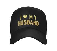 YRGSJK Gorra de béisbol de Malla clásica de Moda Unisex Me Encanta mi Marido Hombres Adultos Ajustables para Mujeres Regalos de resortback al Aire Libre para Acampada al Aire Libre Senderismo