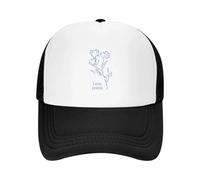 YRGSJK Gorra de béisbol de Malla clásica Poema de Amor IU (Fondo Negro) Un regatista único para Hombres Regalos de Mujer para Acampada al Aire Libre Senderismo