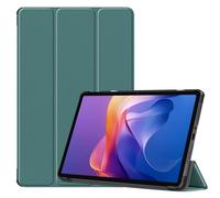YRH para Funda Redmi Pad 2 11 Pulgadas 2025, Ultra Slim Leather Stand Cover para Tablet Xiaomi Redmi Pad 2 4G (Verde Oscuro)
