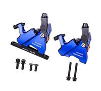 YROHGKPN 1 par de frenos hidráulicos de carretera montados planos discos hidráulicos, tractor de alambre mecánico, bicicletas, calibrador, tractor de alambre, abrazadera de disco de aceite