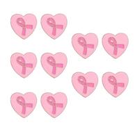 YROHGKPN 10 piezas broche de concienciación aguja de solapa cinta agujas de metal para ropa, chaquetas, vestidos, adornos, broche de aleación