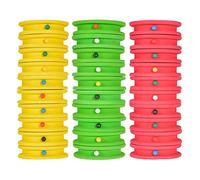 YROHGKPN 10 Uds. de almacenamiento de hilo de pesca carrete de espuma para fly tippet organizador accesorios de almacenamiento bobinadora parte de la máquina