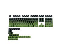 YROHGKPN 133 Teclas Graduación Teclas Keycap Dye Sub Tapas de Teclado Mecánico para 6 25U Teclados Accesorios Gaming Tapa Minimalista