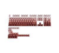 YROHGKPN 133 Teclas Graduación Teclas Keycap Dye Sub Tapas de Teclado Mecánico para 6 25U Teclados Accesorios Gaming Tapa Minimalista