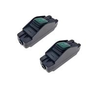 YROHGKPN 2 interruptores de cable impermeables en línea con indicadores, botón de cable de alto rendimiento para exteriores, fácil de usar en línea con gran corriente