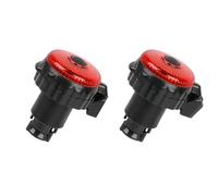 YROHGKPN 2 piezas de mango largo para bicicletas con espejo giratorio seguro para mirar hacia atrás, accesorios de bicicleta, manubrio, bicicletas de espejo