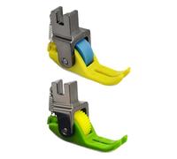 YROHGKPN 2 piezas de prensatelas para máquina de coser, costura suave, ruedas intercambiables, pies prensatelas, experiencia suave