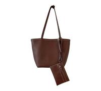 YROHGKPN 2 piezas/Set Pequeña Bolsa de Mano Carteras y Bolsos de Moda Para Mujer Bolsos de Antebrazo Bolsos Escolares Bolsos Bandoleras Bolsos De Moda Y Bolsos De Mano Para Mujer, marrón