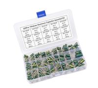 YROHGKPN 225PCS aluminio Condensador Colección Componente Electrónico 15 Tipo Condensador para Electrónica y Reparación Doméstica Electrónica