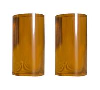 YROHGKPN 2lots - Casquillos acrílicos de alto brillo para taco de billar, varillas de salto, accesorios de billar, mantenimiento de club, parte de billar, durabilidad, virolas de poliuretano