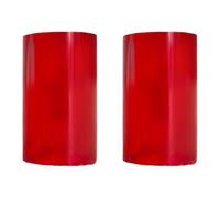 YROHGKPN 2lots - Casquillos acrílicos de alto brillo para taco de billar, varillas de salto, accesorios de billar, mantenimiento de club, parte de billar, durabilidad, virolas de poliuretano
