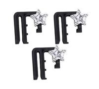 YROHGKPN 3 clips de ajuste de cintura con mariposa, tensor eficiente para vaqueros sueltos, fijador de cintura sin costura, extensor para mujer, Forma de estrella, Talla única