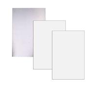 YROHGKPN 3 X Aluminio Metal Photo Blanco 10 15 Cm/15 20/20 30 Para Impresión por sublimación Listo Para Impresión en Color Sublimación Blanco Aluminio