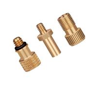 YROHGKPN 3Set Multi Fit - Convertidor de válvula de neumáticos, conectores de aire ligeros para bicicletas de montaña, botes inflables, adaptador universal de válvula de bicicleta