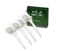 YROHGKPN 4 blusas de golf con diseño de flores, planes de introducción lisos, funda fina de transporte, estabilidad de bola reforzada, blusas de golf permanentes con forma de flor